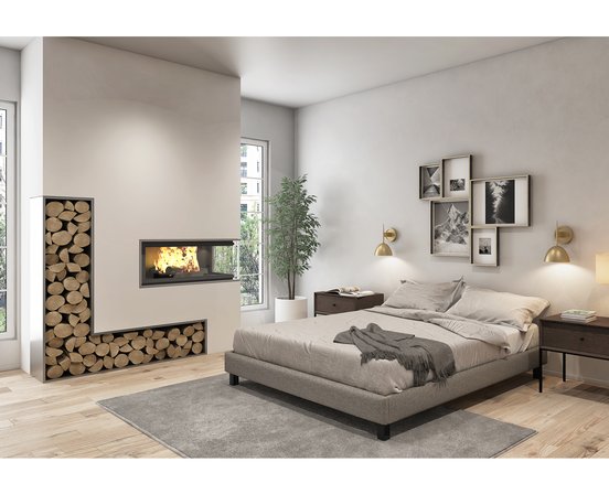 Plateforme rembourrée format grand lit  60  po. de Beaudoin
