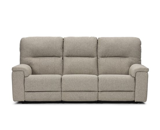 Sofa Maria inclinable manuel en tissu de Elran