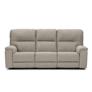 Sofa Maria inclinable manuel en tissu de Elran