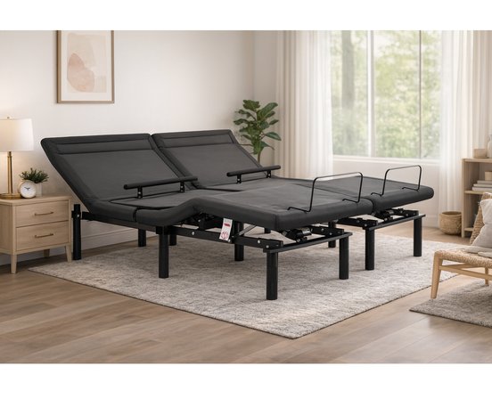 Base de lit ajustable électrique format très grand lit divisé Prestige de Accent Pedic
