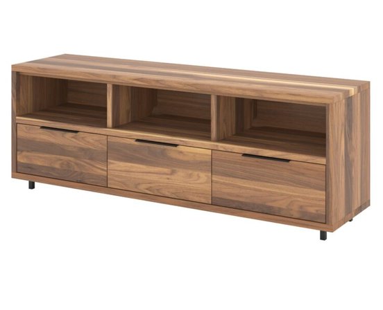 Base de télévision en noyer de Verbois
