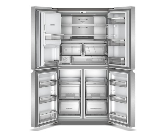 Réfrigérateur à 4 portes à profondeur de comptoir de 36 po avec distributeur de glaçons Whirlpool - WRQC7836RZ