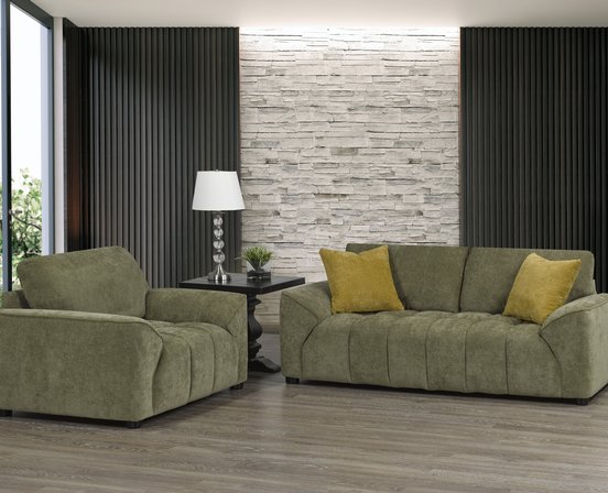 Sofa stationnaire en tissu de Deco-Style