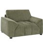 Fauteuil une place et demi en tissu stationnaire de Deco-Style