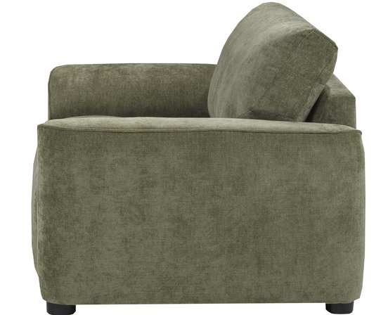 Fauteuil une place et demi en tissu stationnaire de Deco-Style