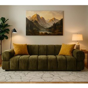 Sofa stationnaire en tissu de Deco-Style
