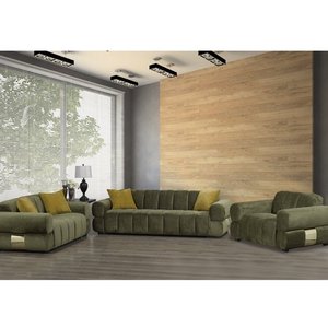Causeuse stationnaire en tissu de Deco-Style