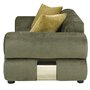 Causeuse stationnaire en tissu de Deco-Style