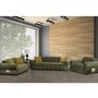 Fauteuil une place et demi stationnaire en tissu de Deco-Style