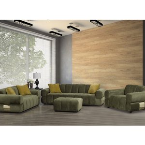 Ottoman repose-pieds en tissu de Deco-Style
