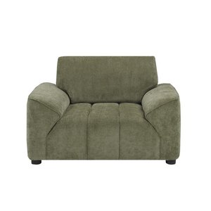 Fauteuil une place et demi en tissu stationnaire de Deco-Style