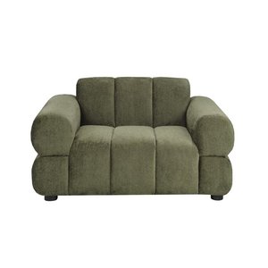 Fauteuil une place et demi stationnaire en tissu de Deco-Style
