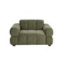 Fauteuil une place et demi stationnaire en tissu de Deco-Style