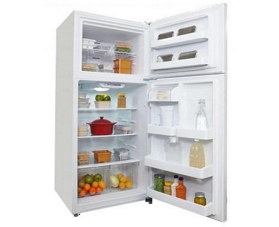 Réfrigérateur amovible à congélateur supérieur de 30 po., 18 pi³ avec éclairage DEL Danby - DFF180E1WDB