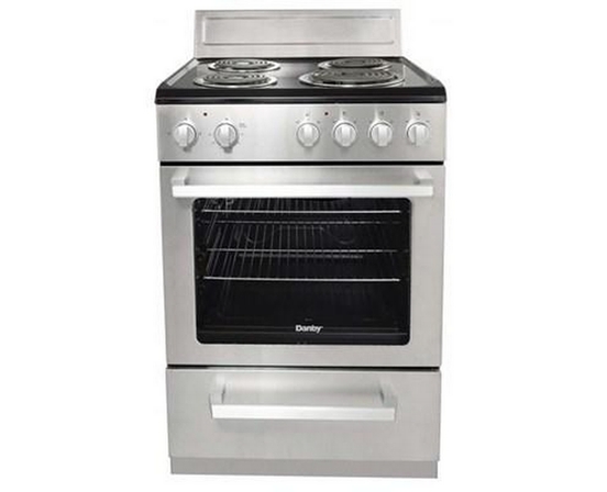Cuisinière amovible électrique de 24 po. avec cuisson uniforme Danby - DERM240BSSC