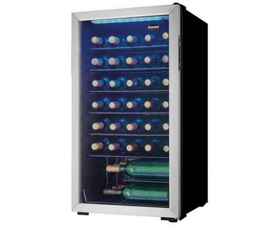 Refroidisseur à vin autoportant de 36 bouteilles avec éclairage DEL Danby - DWC036A1BSSDB-6