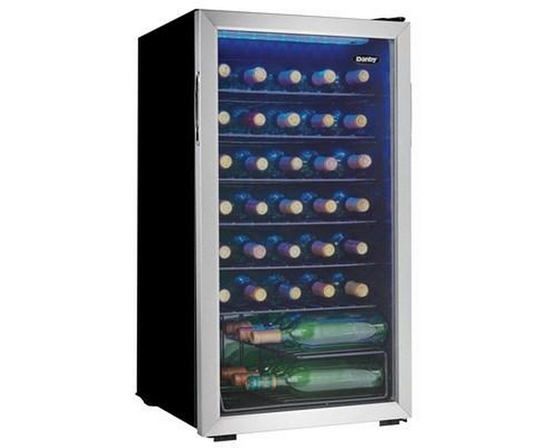 Refroidisseur à vin autoportant de 36 bouteilles avec éclairage DEL Danby - DWC036A1BSSDB-6