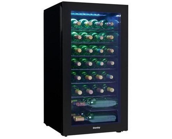 Refroidisseur à vin de 36 bouteilles avec éclairage DEL Danby - DWC036A2BDB-6