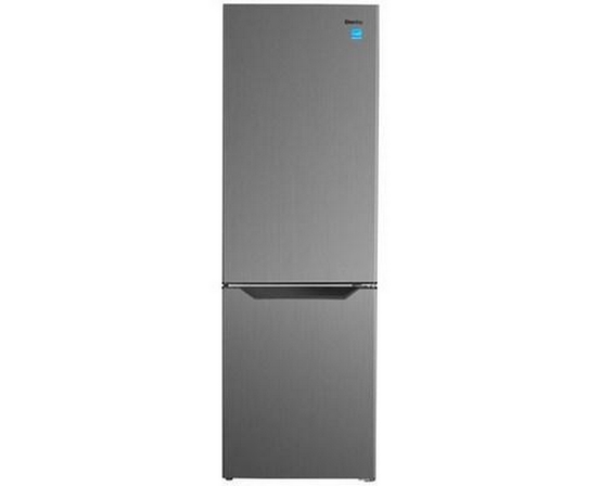 Réfrigérateur à congélateur inférieur amovible de 24 po., 10.3 pi³ avec éclairage DEL Danby - DBMF100B1SLDB