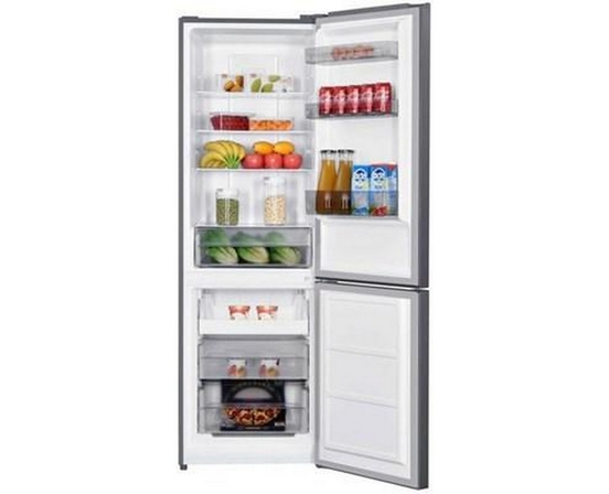 Réfrigérateur à congélateur inférieur amovible de 24 po., 10.3 pi³ avec éclairage DEL Danby - DBMF100B1SLDB