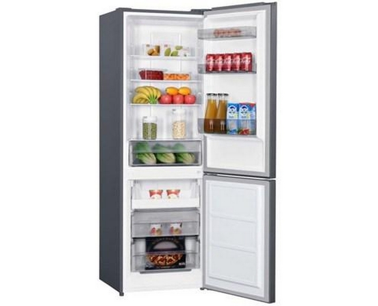 Réfrigérateur à congélateur inférieur amovible de 24 po., 10.3 pi³ avec éclairage DEL Danby - DBMF100B1SLDB