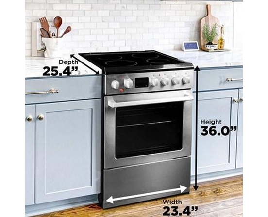 Cuisinière électrique de 24 po Danby - DRCA240BSSC