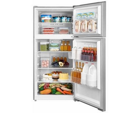 Réfrigérateur à congélateur supérieur de 28 po, 14,2 pi³ Danby - DFF142E1SSDB
