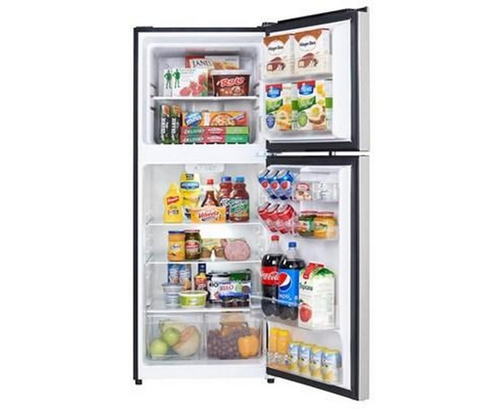 Réfrigérateur à congélateur supérieur amovible de 23,44 po, 11,6 pi³. Danby - DFF116B2SSDBR