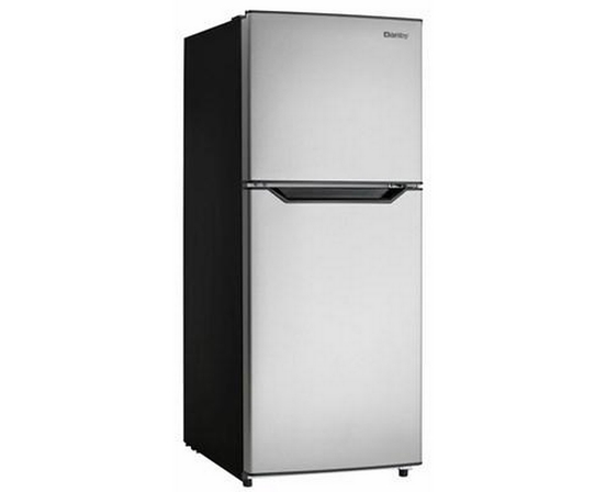 Réfrigérateur à congélateur supérieur amovible de 23,44 po, 11,6 pi³. Danby - DFF116B2SSDBR