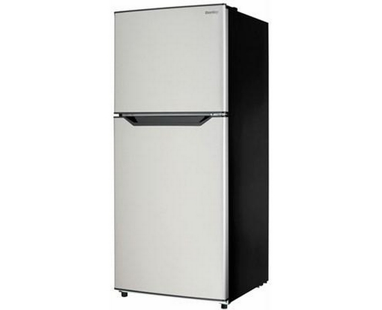 Réfrigérateur à congélateur supérieur amovible de 23,44 po, 11,6 pi³. Danby - DFF116B2SSDBR