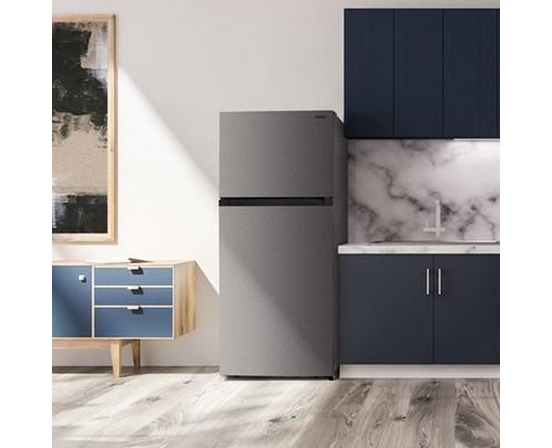 Réfrigérateur à congélateur supérieur amovible de 28 po, 18 pi³ Danby - DFF176B1SLDB