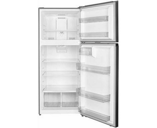 Réfrigérateur à congélateur supérieur amovible de 28 po, 18 pi³ Danby - DFF176B1SLDB