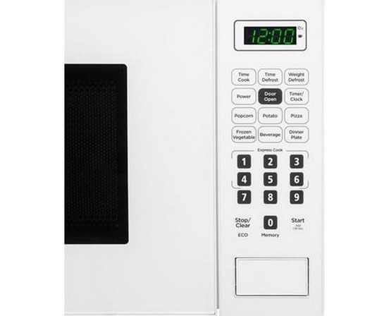 Four à micro-ondes de comptoir de 17 po., 0,7 pi³ avec 6 options de cuisson automatique Danby - DBMW0721BWW