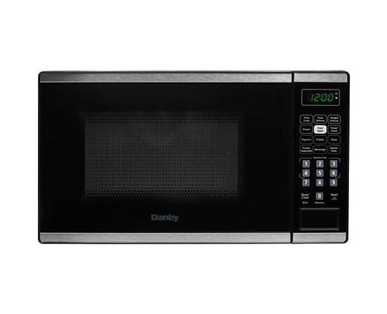 Four à micro-ondes de comptoir de 17 po, 0.7 pi³ avec 6 options de cuisson automatique Danby - DBMW0722BBS
