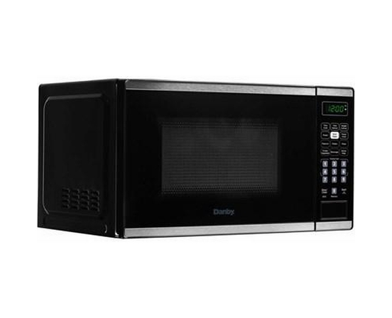 Four à micro-ondes de comptoir de 17 po, 0.7 pi³ avec 6 options de cuisson automatique Danby - DBMW0722BBS