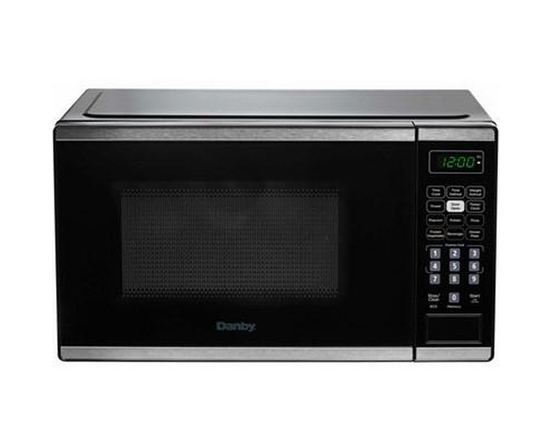 Four à micro-ondes de comptoir de 17 po, 0.7 pi³ avec 6 options de cuisson automatique Danby - DBMW0722BBS