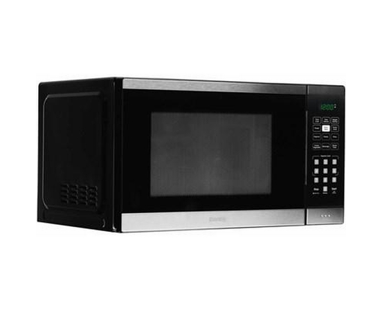 Four à micro-ondes de comptoir de 19 po, 0.9 pi³ avec 6 options pratiques de cuisson automatique Danby - DBMW0925BBS