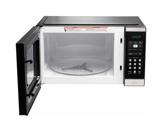 Four à micro-ondes de comptoir de 19 po, 0.9 pi³ avec 6 options pratiques de cuisson automatique Danby - DBMW0925BBS