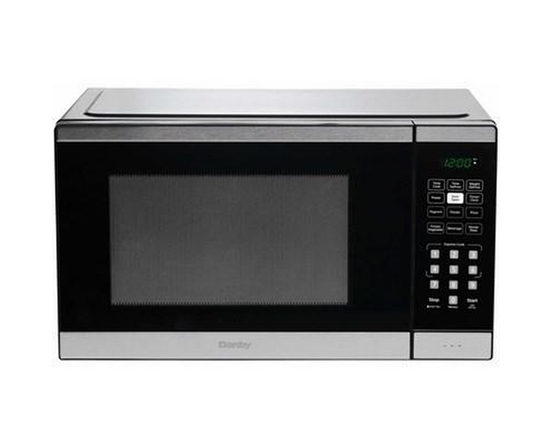 Four à micro-ondes de comptoir de 19 po, 0.9 pi³ avec 6 options pratiques de cuisson automatique Danby - DBMW0925BBS