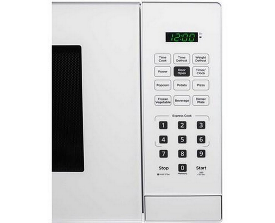 Four à micro-ondes de comptoir de 17 po, 1.1 pi³ avec 6 options pratiques de cuisson automatique Danby - DBMW1121BWW