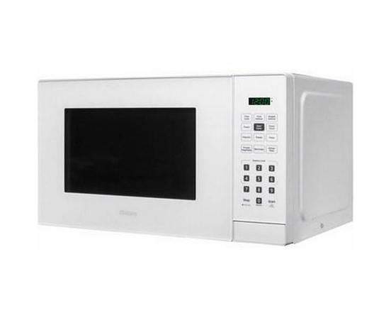 Four à micro-ondes de comptoir de 17 po, 1.1 pi³ avec 6 options pratiques de cuisson automatique Danby - DBMW1121BWW