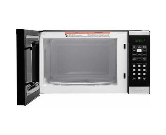 Four à micro-ondes de comptoir de 17 po, 1.1 pi³ avec 6 options pratiques de cuisson automatique Danby - DBMW1126BBS