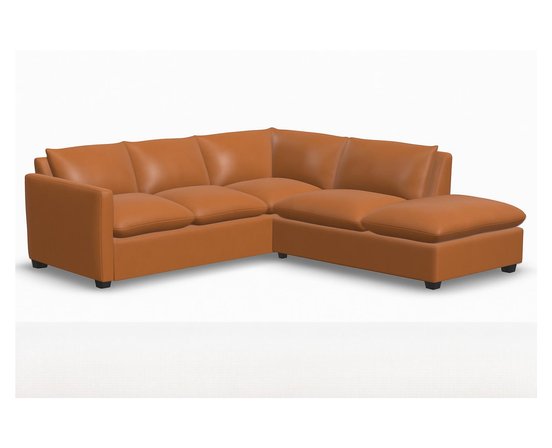 Sectionnel en cuir en plumes de Palliser***LIQUIDATION***