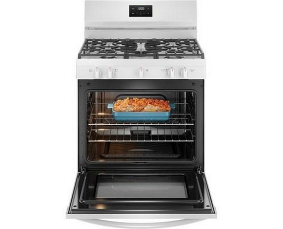 Cuisinière amovible à gaz avec 5 brûleurs Frigidaire - FCRG3052BW