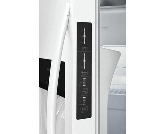 Réfrigérateur côte-à-côte amovible de 33 po., 22,2 pi³ avec système distributeur d'eau et de glaçons Frigidaire - FRSS2323AW