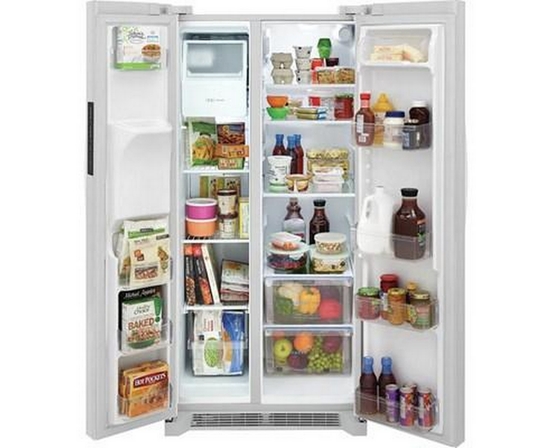 Réfrigérateur côte-à-côte amovible de 33 po., 22,2 pi³ avec système distributeur d'eau et de glaçons Frigidaire - FRSS2323AW