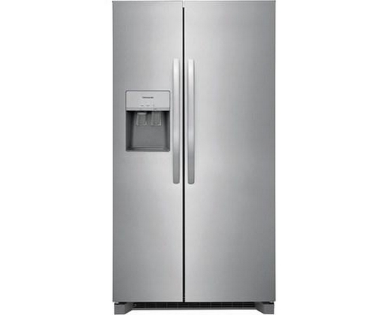Réfrigérateur côte-à-côte amovible de 36 po., 25,6 pi³ avec système distributeur d'eau et de glaçons Frigidaire - FRSS2623AS