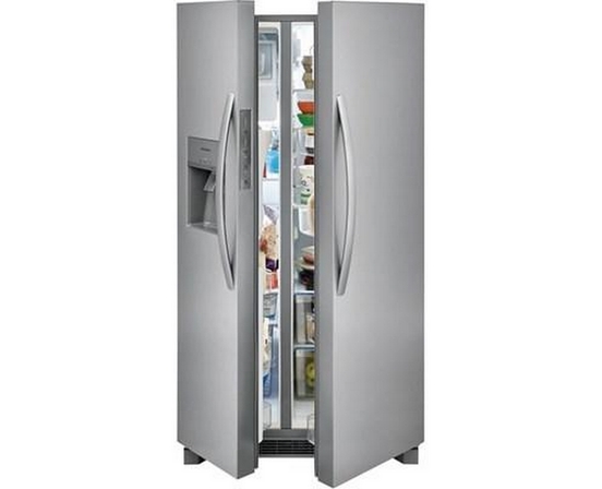 Réfrigérateur côte-à-côte amovible de 36 po., 25,6 pi³ avec système distributeur d'eau et de glaçons Frigidaire - FRSS2623AS