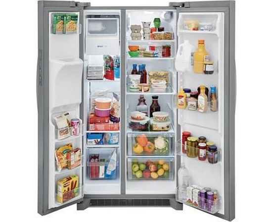 Réfrigérateur côte-à-côte amovible de 36 po., 25,6 pi³ avec système distributeur d'eau et de glaçons Frigidaire - FRSS2623AS