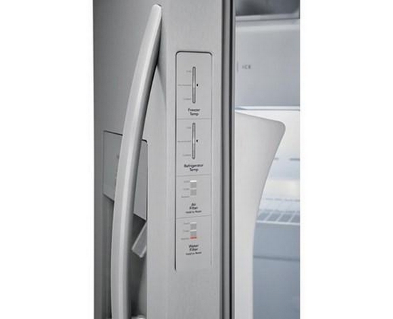 Réfrigérateur côte-à-côte amovible de 36 po., 25,6 pi³ avec système distributeur d'eau et de glaçons Frigidaire - FRSS2623AS